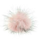 Lana Grossa KUNSTFELLPOMPON Mini | 656-Rosa/Grau