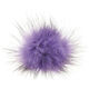 Lana Grossa KUNSTFELLPOMPON Mini | 657-Lila/Schwarz