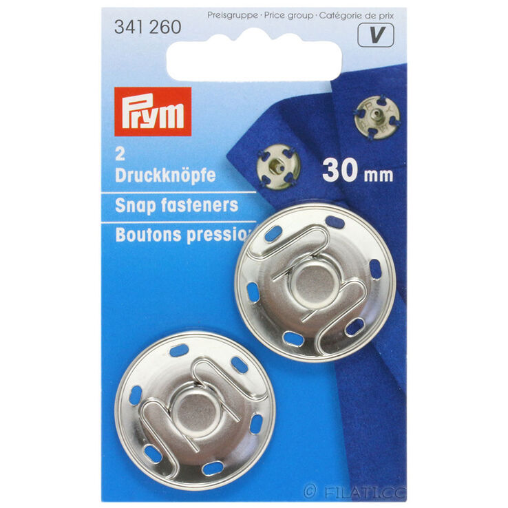 Lana Grossa PRYM 341260/30mm | 260-Silber