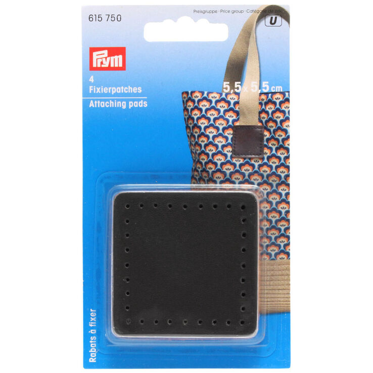 Lana Grossa Fixierpatches 55x55mm | 615750-Schwarz
