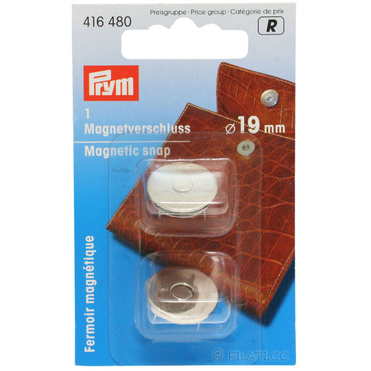 Prym Magnetverschluss 19mm | 480-Silber