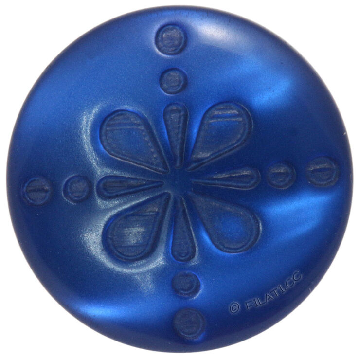 Lana Grossa UNION KNOPF 452252/15mm | 66-Blau