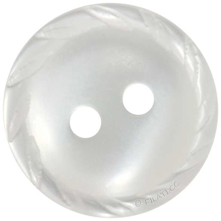 Lana Grossa UNION KNOPF 452592/14mm | 12-Weiß