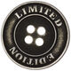 Lana Grossa UNION KNOPF 453059/20mm | 8082-Schwarz/Silber