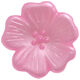 Union Knopf Blümchenknopf mit Öse 15mm | 46-Rosa