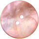 Union Knopf Perlmuttknopf 2-Loch 23mm | 46-Rosa