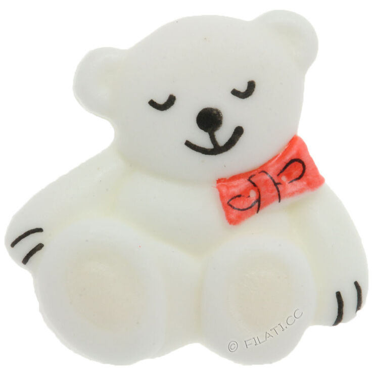 Union Knopf Kinderknopf mit Öse 19mm | 12-Weiß
