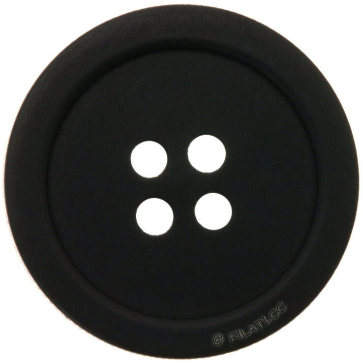 Lana Grossa UNION KNOPF 46943/18mm | 80-Schwarz
