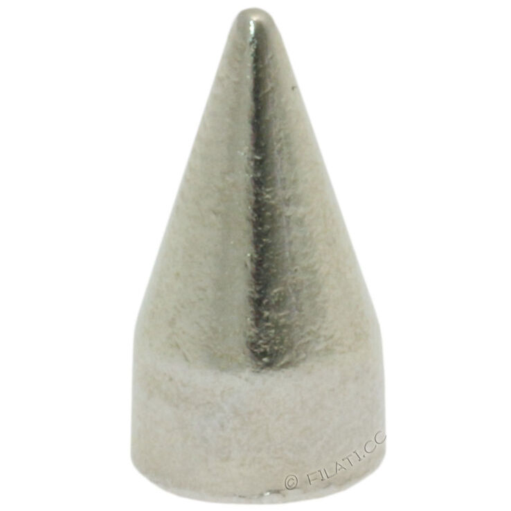 Union Knopf Niete zum Schrauben 8mm | 82-Silber