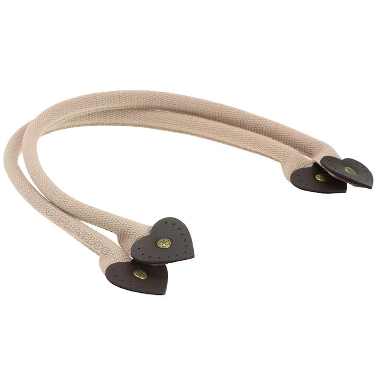 Lana Grossa Taschengriffe Clara | 615175-Beige/Braun