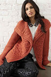 Lana Grossa JACKE MIT ZOPF-UND PERLMUSTER Bingo