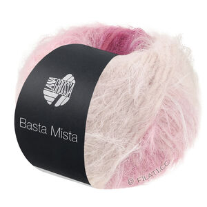 Lana Grossa BASTA MISTA | 123-Rotviolett/Fuchsia/Pink/Rosa/Rohweiß/Muschel