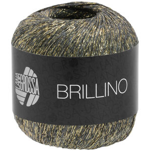 Lana Grossa BRILLINO | 05-Grau/Gold