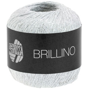 Lana Grossa BRILLINO | 10-Weiß/Silber
