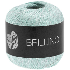 Lana Grossa BRILLINO | 11-Pastellgrün/Silber