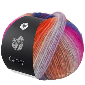 Lana Grossa CANDY | 03-Braun/Dunkelbraun/Rotbraun/Türkis/Grün/Zitrusgelb/Nougat/Camel/Blau/Beige/Pink/Dunkelblau/Dunkelviolett/Orange/Fuchsia