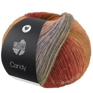 Lana Grossa CANDY | 09-Nougat/Schokobraun/Rostbraun/Stahlblau/Grün/Fuchsia/Pistazie/Mint/Türkis/Graublau/Violett