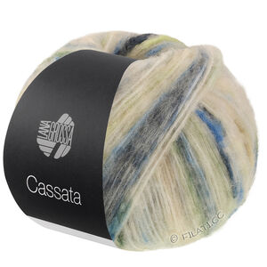 Lana Grossa CASSATA | 15-Blassgelb/Maigrün/Graugrün/Blau/Sandgelb