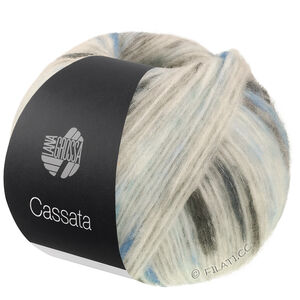 Lana Grossa CASSATA | 16-Rohweiß/Stahlblau/Petrol/Dunkelgrau