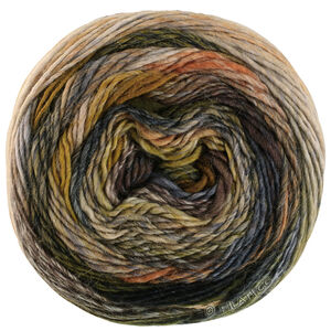 Lana Grossa COLORISSIMO 2 | 215-Orangebraun/Silbergrau/Hellgrau/Hellbeige/Blaugrau/Stahlgrau/Moosgrün/Waldgrün