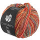 Lana Grossa COOL MERINO Big Color | 402-Graugrün/Rot/Gelb/Mint/Braun/Rosenholz