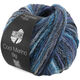 Lana Grossa COOL MERINO Big Color | 410-Grau/Minttürkis/Dunkelblau/Royal/Blauviolett