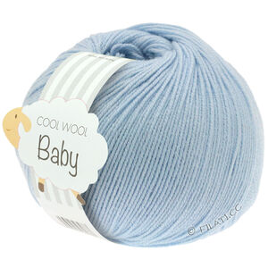 Lana Grossa COOL WOOL Baby Uni/Print 50g | 208-Hellblau