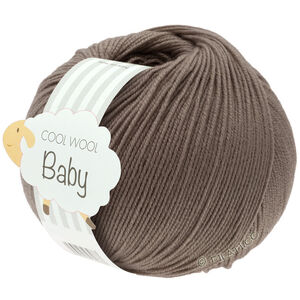 Lana Grossa COOL WOOL Baby Uni/Print 50g | 211-Graubraun
