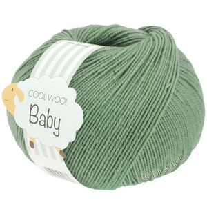 Lana Grossa COOL WOOL Baby Uni/Print 50g | 297-Resedagrün