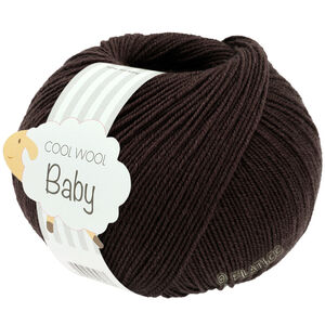 Lana Grossa COOL WOOL Baby Uni/Print 50g | 333-Schwarzbraun