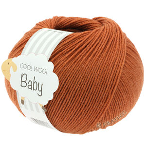 Lana Grossa COOL WOOL Baby Uni/Print 50g | 337-Braunorange