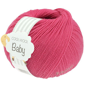 Lana Grossa COOL WOOL Baby Uni/Print 50g | 341-Himbeer