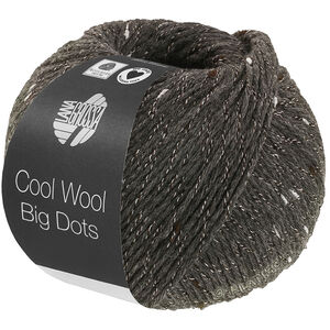 Lana Grossa COOL WOOL Big Dots | 110-Dunkelgrau