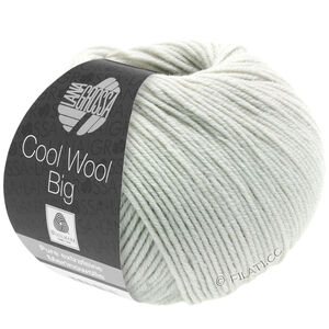 Lana Grossa COOL WOOL Big  Uni/Melange | 1002-Weißgrau