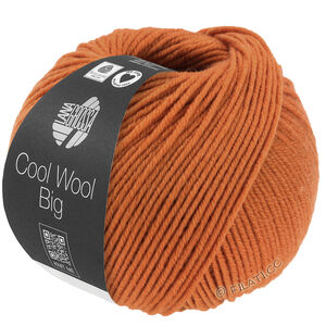 Lana Grossa COOL WOOL Big  Uni/Melange | 1036-Orangebraun