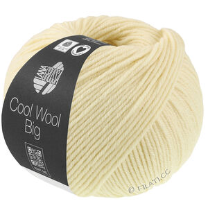 Lana Grossa COOL WOOL Big  Uni/Melange | 1038-Blassgelb
