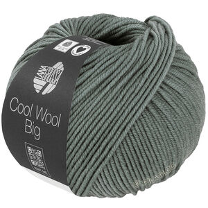 Lana Grossa COOL WOOL Big  Uni/Melange | 1040-Graugrün