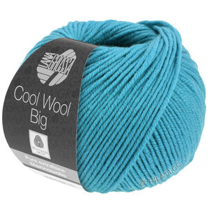 Lana Grossa COOL WOOL Big  Uni/Melange | 0910-Türkis