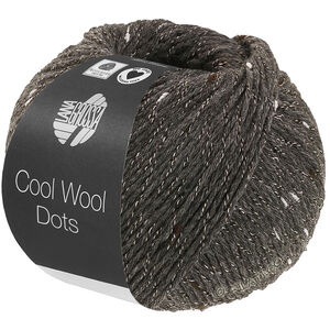 Lana Grossa COOL WOOL Dots | 10-Dunkelgrau