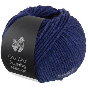 Lana Grossa COOL WOOL Superbig Mélange | 208-Dunkelblau meliert