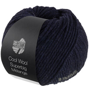 Lana Grossa COOL WOOL Superbig Mélange | 209-Nachtblau meliert