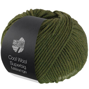 Lana Grossa COOL WOOL Superbig Mélange | 212-Oliv meliert