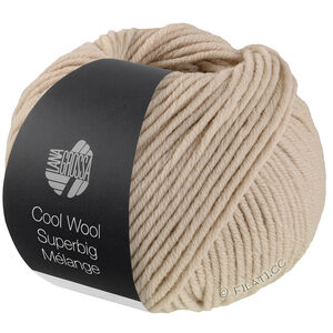 Lana Grossa COOL WOOL Superbig Mélange | 214-Beige meliert