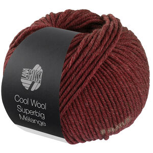 Lana Grossa COOL WOOL Superbig Mélange | 222-Weinrot meliert