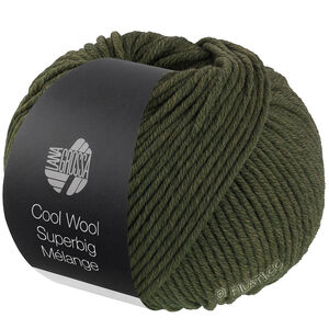 Lana Grossa COOL WOOL Superbig Mélange | 228-Lodengrün meliert