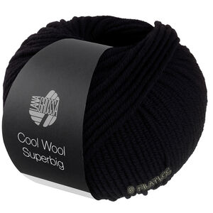 Lana Grossa COOL WOOL Superbig | 43-Schwarz