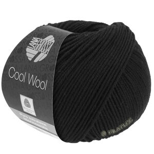 Lana Grossa COOL WOOL | 0433-Schwarz
