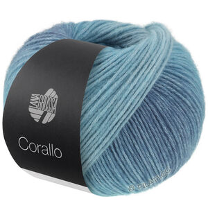 Lana Grossa CORALLO 100g | 07-Helltürkis/Türkis/Jeans