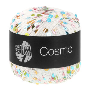 Lana Grossa COSMO | 38-Creme/Pailletten bunt