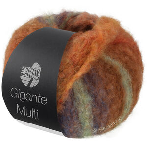 Lana Grossa GIGANTE MULTI | 104-Camel/Schokobraun/Orange/Minttürkis/Senfgelb/Ocker/Graubraun/Rost